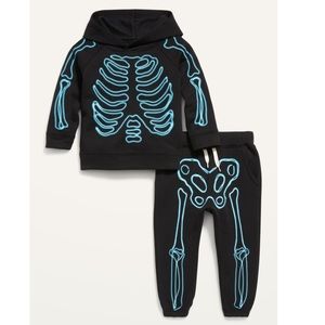 Neon Skeleton sweatsuit set